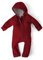 Ehrenkind® WALKOVERALL | Baby Wollwalk-Overalls aus Merino Schurwolle mit Reißverschluss | Walk Wolle Woll-Anzug für Kleinkind und Baby | Rot Gr. 98/104