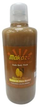 Makazo African Black Soap Savon Noir Cocoa & Shea Butter