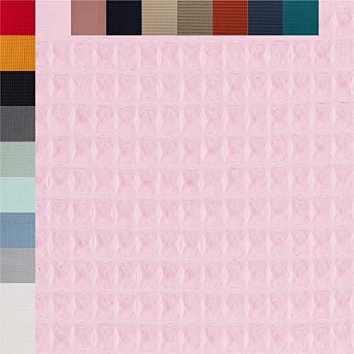 Swafing Nelson Waffelpiqué unifarben Coupon (rosa, 0,5m) - 18