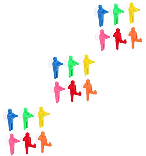 Zerodeko 18stücke Teiliges Set Kreative Zahnbürstenhalter Und Handtuchhaken Mit Saugnäpfen Für Badezimmer Praktischer Organizer Für Junge Mädchen Installieren Für Unterwegs