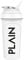 PLAIN® - White Shaker 700 ml | Protein Shaker with Pressure Cap, Strainer and Measuring Scale | Fitness Shaker for Lump-Free Shakes | BPA and DEHP Free | Dishwasher Safe