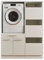 Laundreezy Waschmaschinenschrank und Wäscheschrank, Weiß - Waschmaschinen-Überbauschrank TÜV-Zertifiziert mit viel Stauraum - 117,5 x 162 x 67,5 cm (B/H/T)