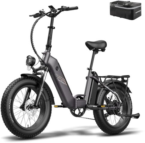 Fafrees FF20 Polar E-Bike Klapprad Elektrofahrrad 48V/20,8Ah Lithium-Ionen-Akku Maximales Drehmoment 65N.M 20 Zoll E-Fahrrad Faltbares E-Mountainbike 20*4.0 Fat Bike