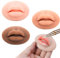 CINY 3 pcs Stereo Lip Module, Látex Microblading Práctica de la piel del tatuaje, principiantes la práctica de cuero artificial falso de la piel, de doble cara la práctica de la piel
