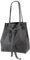SH Leder ® Damen Echt Rindleder Shopper mit schleife und Innentasche in vielen Farben Schultertasche Henkeltasche 29x33cm Sandra G535 (Schwarz)