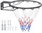 VEVOR Basketballkorb Hangring Basketballring 485 mm, Basketball Basketballring Netz 595 x 485 x 120 mm Qualität-und Sicherheitsgeprüft Indoor & Outdoor, Universal Stabiler Basketballkorb Orange
