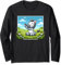 Zebra-Yoga Langarmshirt