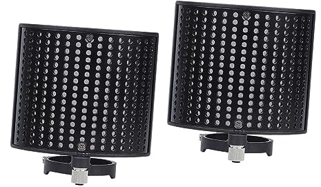 UKCOCO 2pcs U Shape Sound Absorber Panel for Recording Microphone Noise-screen Soundproof Cover for Music Instrument Gadgets for Home Studio Setup