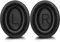 Pluggo Ersatz-Ohrpolster-Set für Bose QuietComfort 35 (QC35) und Quiet Comfort 35 II (QC35 II) Serie, weiche Protein-Lederschaum-Ohrpolster (schwarz)