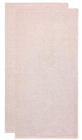 BUTLERS Fabulous Handtuch in Rosa 50x100 - Weiches Handtuch aus 100% Baumwolle - Saugstarke Mikrofaser, Frottee-Tuch
