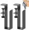 Zwxqe Adjustable Under Desk Laptop Drawer | Clamp-on Mount With Folding Shelf | Slide Out Holder for Desk