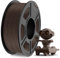 TECBEARS Holz Filament PLA 1.75mm 1KG, Wood PLA Filament Mit 15% Echtem Holzpulver, Mattes Und Glattes 3D Filament, Pla Filament 3d Filament MaßGenauigkeit +/- 0,03, 1 Spule 1000g, Walnuss Holz