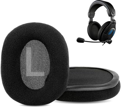 HTINDUSTRY Cuscinetti di Ricambio Compatibile con Turtle Beach Ear Force PX22 Headset Cuscinetti con Tessuto Morbido&Schaum ad Alta Densità