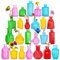 Lot de 24 mini vases en verre en forme de bourgeon, centres de table, transparents, vintage, pour fleurs, adaptés pour décoration de table, anniversaire, fête, mariage, douche prénatale (24,