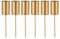 Stabkerzenhalter 6Stk, Metall-Kerzenständer, Adventskranz Kerzenständer, Weihnachtskranz Stabkerze, Weihnachtskranz-Kerzenhalter (Gold)