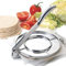 Tortilla Press Cast Iron Heavy Duty Tortilladora Press Pre-Seasoned Pataconera Maker,Manual Tortilla,Aluminum Alloy for Tortilla,Taco and Roti (16cm Silver)