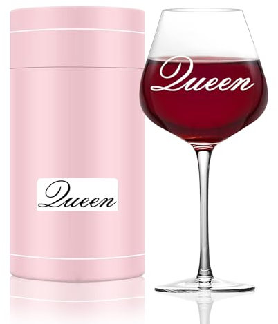 ZhouZGlass Personalized Wine Glass Gift for Women, Friend, Mom, Wife, Her, Customized Gifts for Women Birthday, Christmas, Mothers Day, Valentines Day