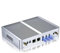 Fanless - Mini PC, 12a Gen N100 Desktop Computer, 8G RAM 128G SSD Firewall Router Office Computer 0 Noise, 8 USB, Dual LAN/HDMI, DP, Uscita Display Triplo 4K, Win-11 Pro
