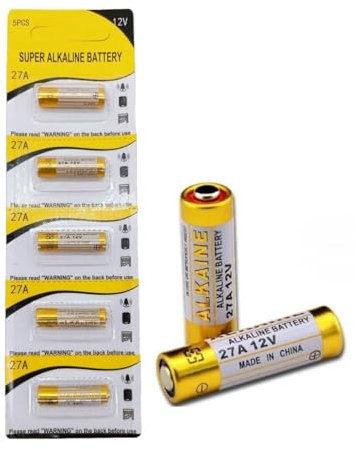 27A 12V Alkaline Batteries A27S MN27 L828 A27 12Volts Battery 5PCS
