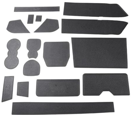 rutschfeste Gummimatten Für Land Für Rover Für Defender 2020 2021 2022 Auto Tür Nut Pad Cortex Tor Slot Matte Anti-Slip Tasse(Schwarz)