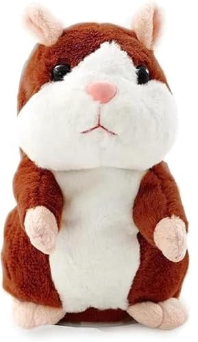 Sunshine smile Sprechende Hamster Wiederholt,Sprechender Plüsch Hamster Spielzeug,Talking Plüschtier Elektronische,Lustige Stofftiere,Maus Stofftier,Record Spielzeug Interaktives