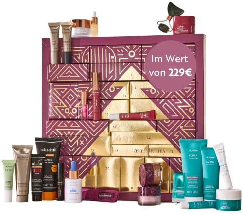 M. Asam asambeauty Adventskalender 2026 (24-teilig) | Adventskalender Beauty Mit Pflege, Make-up & Haarpflege,Skin Care Für Adventskalender Frauen