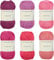 Schachenmayr Catania, Set pink Mix 2 Handstrickgarne