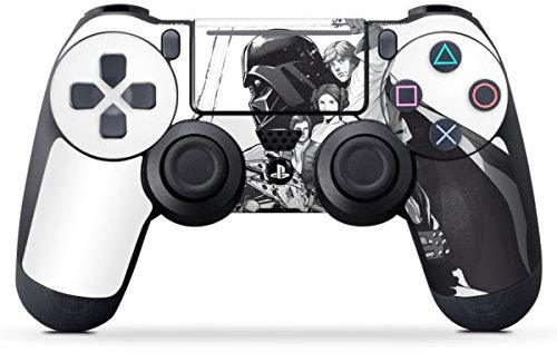 DeinDesign Skin kompatibel mit Sony Playstation 4 PS4 Pro Controller Folie Sticker Darth Vader Star Wars Offizielles Lizenzprodukt