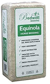 Eqinola Horse Equine Bedding Oil Seed Rape Straw Lemon Treated Tea Tree 20KG