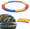 LZQ Trampolin Randabdeckung, Federabdeckung aus PVC PE für Trampolin Ø 305 cm, Randschutz, Sicherheitsmatte, UV-resistent, reißfestes Trampolinzubehör, 30cm Breit, Dreifarbig