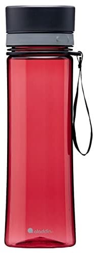Aladdin Aveo Leakproof Leakproof Water Bottle 0.6L Cherry Red – Wide Opening for Easy Fill - BPA-Free - Simple Modern Water Bottle - Stain and Smell Resistant - Dishwasher Safe