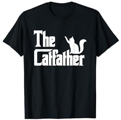 The CatFather Funny Cat Dad Shirt For Men | Cat Lover Gifts T-Shirt
