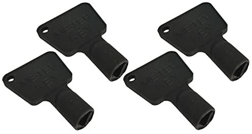 4 x fiXte Triangular Meter Box Keys Gas Electricity Water Cupboard Replacement Spare