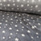HEKO PANELS Fleecestoff Meterware Kinder Polar Fleece Meterware - Weicher Plüsch Fleece Meterware - Zweiseitige Warmer Fleece Stoff Sternchen