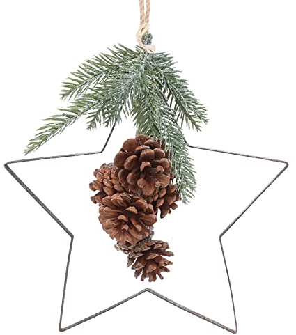 Gisela Graham Christmas Star Fir Cone Dec