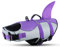 Queenmore Schwimmweste Hund Einstellbare Hunde Schwimmweste, Ripstop Rettungsweste mit hohem Auftrieb und langlebigem Rettungsgriff für Hund für kleine mittlere Hunde, (Lila, M)