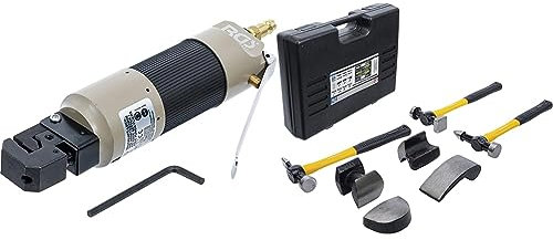 BGS 3255 | Druckluft-Loch- und Absetzzange | Stempel-Ø 5 mm | Lochstanzen bis 1,5 mm Stärke & BGS Diy 1670 | Karosserie-Ausbeul-Satz | 7-tlg.