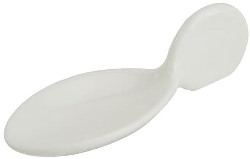 Lot de 10 cuillères de dégustation en porcelaine - Cuillères à caviar - Assiettes à apéritif en forme de poisson - Passe au lave-vaisselle - Pour apéritifs, gâteaux, desserts, sauces