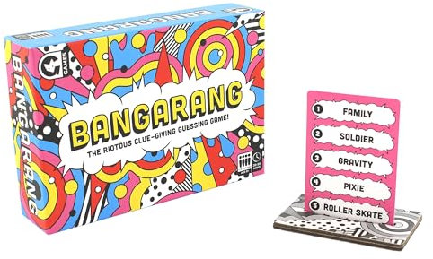 Ginger Fox Bangarang Family Guessing Game | Classic Charades with a Modern Twist | Mime, Make a Noise, Say a Word, Draw or Body Spell Clues | A Hilarious Party Game for Groups Age 8+