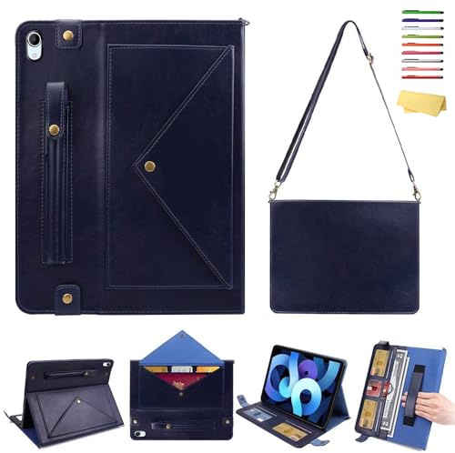 UUcovers - Custodia a tracolla per iPad Mini 7 (A17 Pro) 2024/iPad Mini 6 Custodia 2021, UUcovers Custodia per iPad Mini 7a/6a generazione da 8,3 pollici con portapenne, tracolla, tracolla da polso,