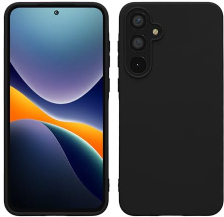 kwmobile Custodia Compatibile con Samsung Galaxy A55 5G Cover - Back Case per Smartphone in Silicone TPU - Protezione Gommata - nero