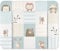 Julius Zöllner® Wickelauflage Softy 75x75 cm - weiche Wickelunterlage - Baby Wickeltischauflage - Folie, wasserdicht & abwischbar - Made in Germany - OEKO-TEX Standard 100 - Waldfreunde