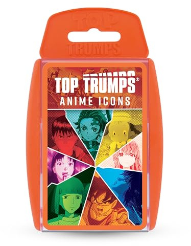Top Trumps Anime Icons Specials Card Game, Play with 30 iconic characters from Son Goku, Rei Ayanami and Yugi Muto, educational gifts and toys for boys and girls Aged 8 plus