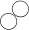 VGOL Lot de 2 joints toriques pour pompe de piscine U9-229 O-218 compatible avec Dura Compatible avec Max-E-Glas 150 x 7 mm Noir