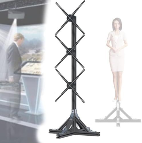 FENGSSLL Ventilador de Holograma 3D de 50 cm, proyector de Holograma 3D de 1 x 3, Pantalla de Video de Ventilador LED de Holograma 3D de tamaño Humano
