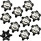 Kasoud Golf Spikes, 10PCS Replacement Spikes for Running Shoes, Black, Provides Traction, Stability and Comfort for Golf Shoe