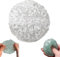 2 Stück Handmade Pressure Relief Balls, Antistressball für Hände, Formbare Vakuum-Ball Stressbälle, Squishy Stressball, Anti Stress Bälle, Stressballs für Kinder und Erwachsene (1PC Weiß)