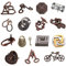 Lock Puzzle, Twin Key Lock Puzzle, 15Pcs Classical Metal, Traditional Brain Teaser Puzzles for Adults