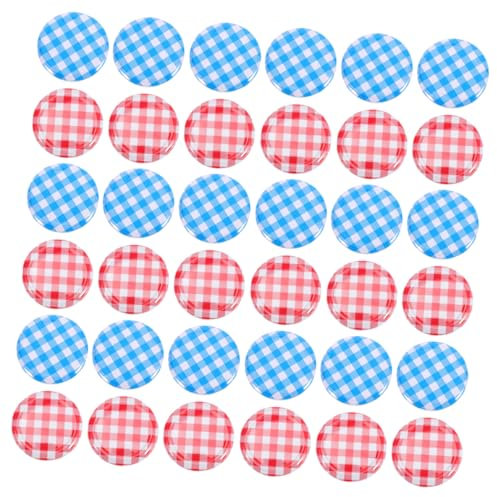 MUCKLILY 50Pcs Mason Jar Lids Regular Wide Mouth Canning Jar Lids for Airtight Seal Replacement for Jams Preserves for Home Storage