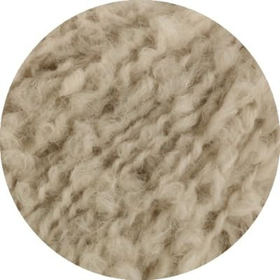 LANA GROSSA Orsetto | Weiches Bouclé-Garn aus Alpaka- und Merinofasern | Handstrickgarn aus 60% Schurwolle (Merino) & 40% Alpaka (superfein) | 50g Wolle zum Stricken & Häkeln | 75m Garn FB 7
